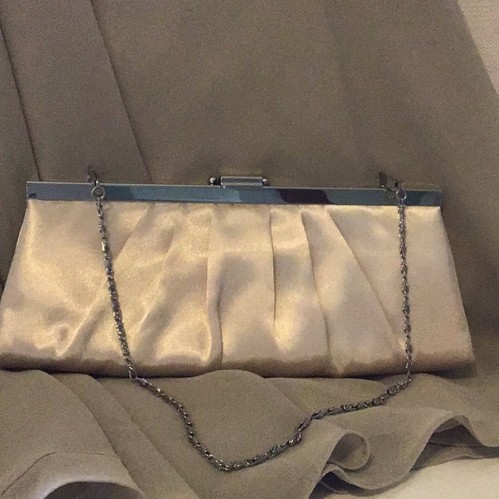Clutch satin bag